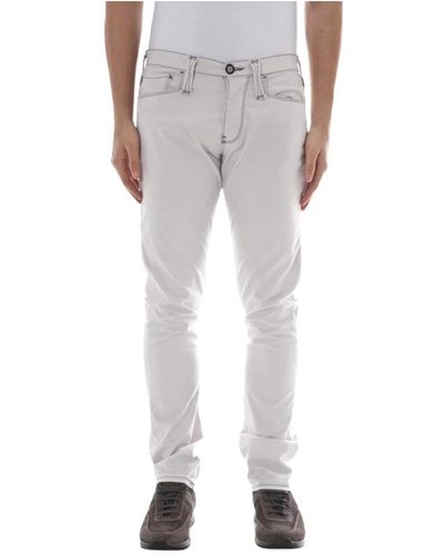 Armani Jeans Jeans > slim-fit jeans - Gris