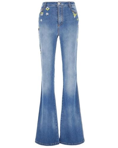 Ermanno Scervino Jeans clásicos de denim para el uso diario - Azul