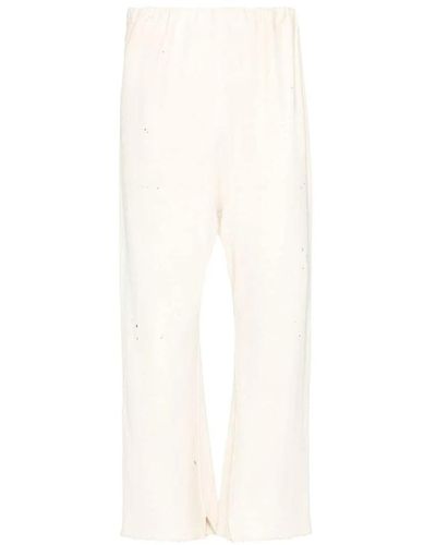 Maison Margiela Cropped Trousers - White