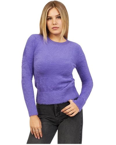 Patrizia Pepe Round-Neck Knitwear - Purple