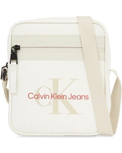 Calvin Klein Essentials borsa a tracolla - Bianco