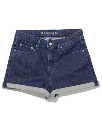 Denham Denim Shorts - Blau