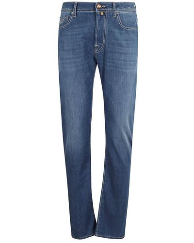 Jacob Cohen Stylische denim jeans mit 5 taschen - Blau