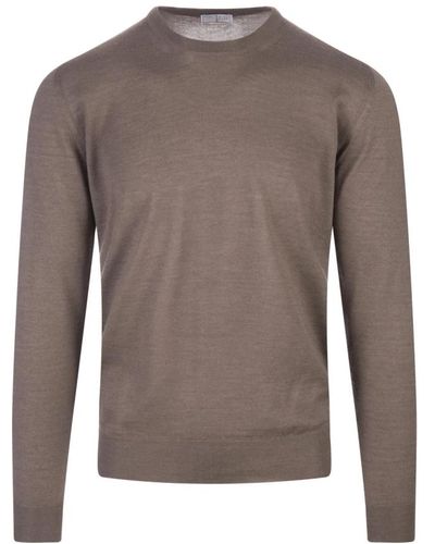 Fedeli Round-neck knitwear - Braun