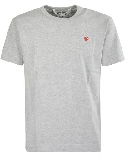 COMME DES GARÇONS PLAY T-Shirts - Gray