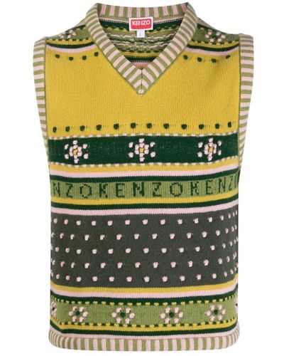 KENZO Knitwear > sleeveless knitwear - Vert