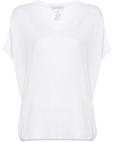 Le Tricot Perugia T-Shirts - White