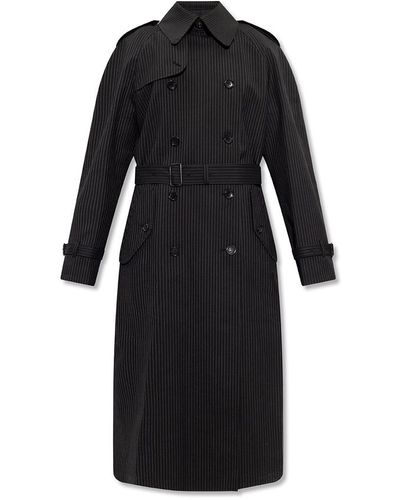 Junya Watanabe Wool trench coat - Negro