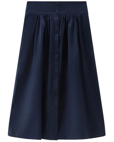Woolrich Midi Skirts - Blue