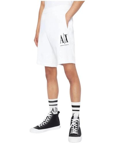 Armani Exchange Casual shorts - Weiß
