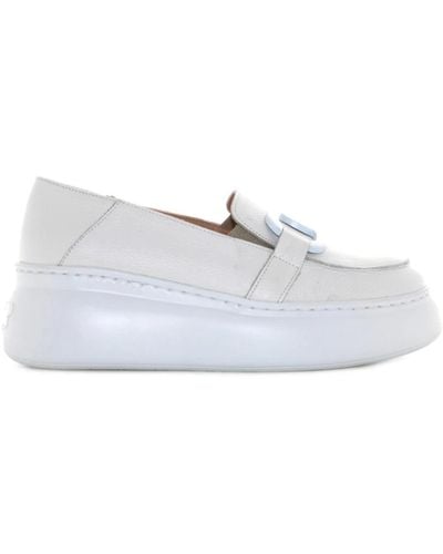 Wonders Shoes > flats > loafers - Blanc