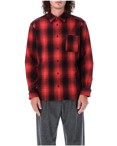 A.P.C. Casual Shirts - Red