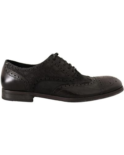 Dolce & Gabbana Shoes > flats > laced shoes - Noir