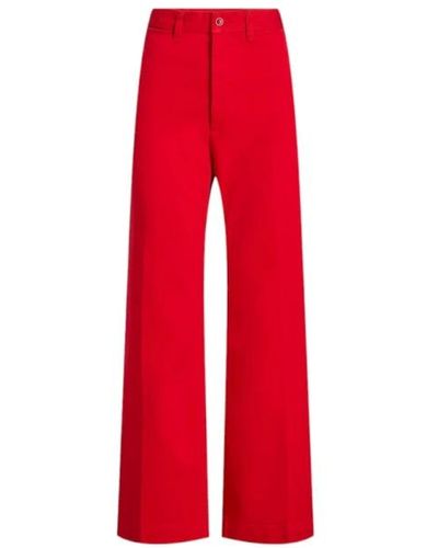 Polo Ralph Lauren Trousers > wide trousers - Rouge