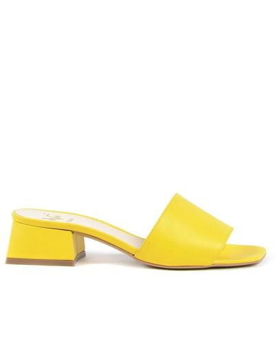 19V69 Italia by Versace Shoes > heels > heeled mules - Jaune