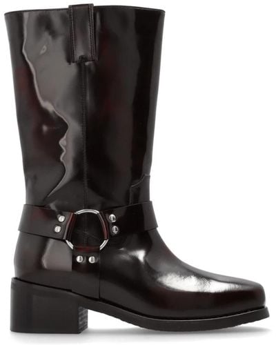 Munthe Shoes > boots > high boots - Noir