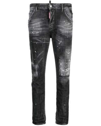 DSquared² Slim-Fit Jeans - Gray