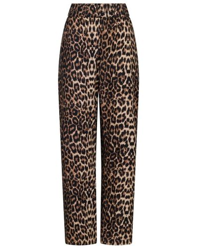 Neo Noir Straight Trousers - Brown