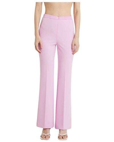ViCOLO Weite bein hohe taille hose - Pink