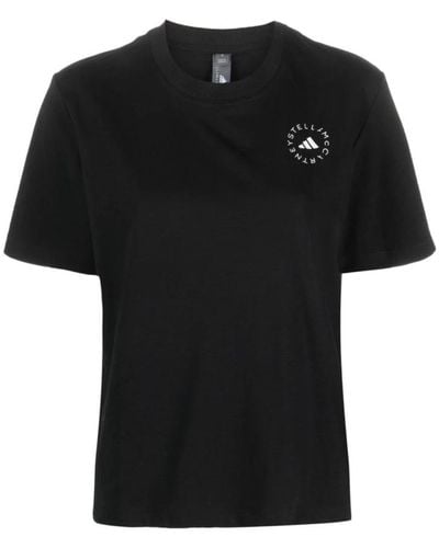 adidas By Stella McCartney Logo Sporty T-shirt - Black