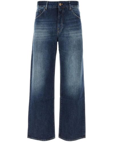PT Torino Jeans > wide jeans - Bleu