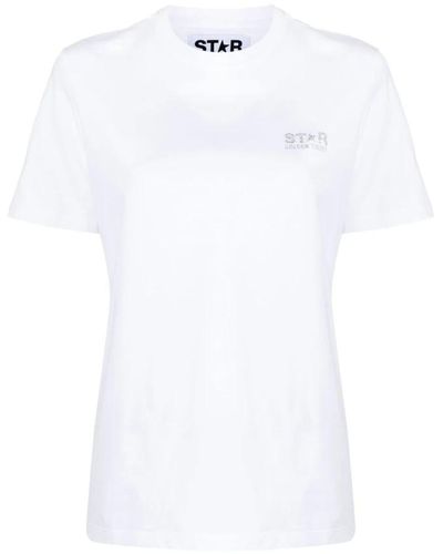 Golden Goose Star-print t-shirt und polo kollektion - Weiß