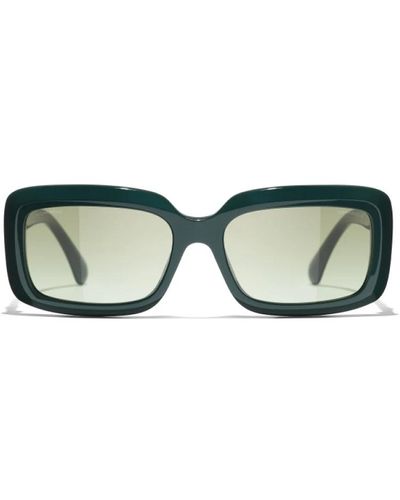 Chanel Gradient sonnenbrille - Grün