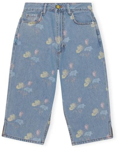 Ganni Shorts jeans - Blu