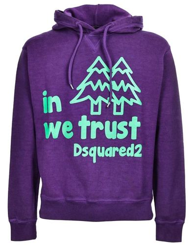 DSquared² Sweatshirts & hoodies > hoodies - Violet