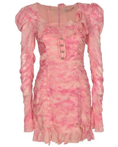 Alessandra Rich Short Dresses - Pink