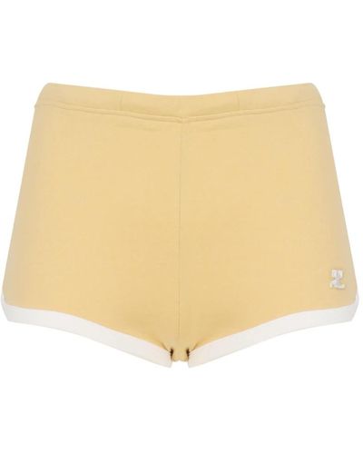 Courreges Short Shorts - Natural