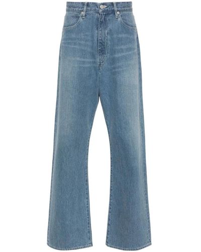 AURALEE Hellblaue denim jeans gerades bein