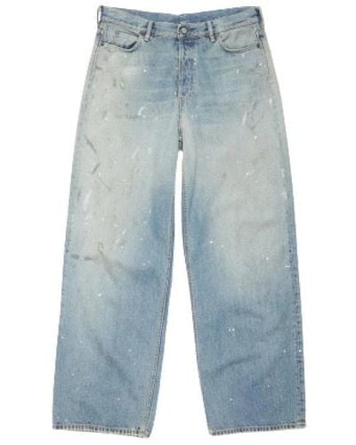 Acne Studios Jeans gamba larga fit largo - Blu