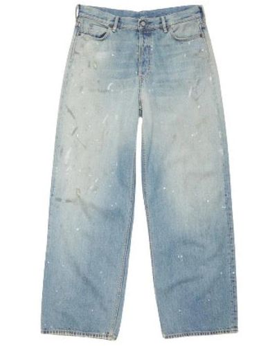 Acne Studios Weite bein lockere passform jeans - Blau