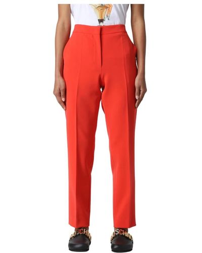 Moschino Cropped Trousers - Rot