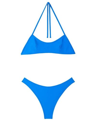 Sunnei Reversible bikini - Blau