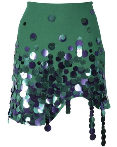 Art Dealer Short Skirts - Green