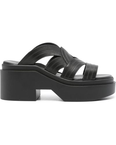 Robert Clergerie Shoes > heels > heeled mules - Noir