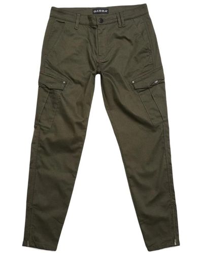 Gabba Slim-Fit Trousers - Green