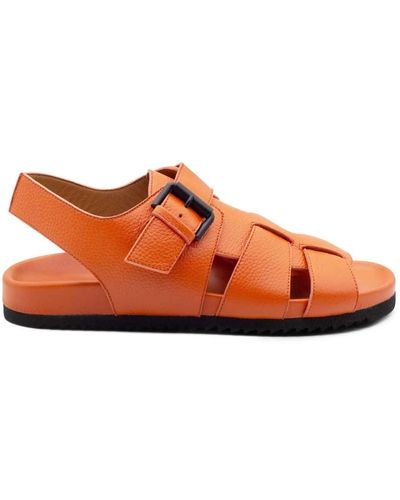 Vic Matié Shoes > sandals > flat sandals - Orange