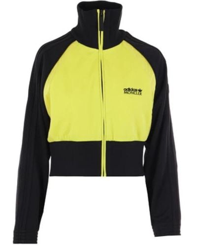 Moncler Genius X Adidas Cropped Sweatshirt - Yellow