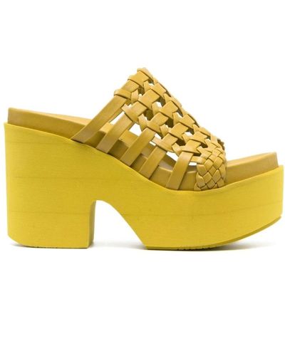 Paloma Barceló Wedges - Yellow