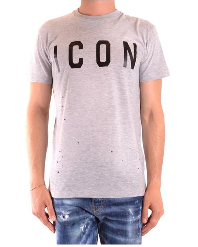 DSquared² Stylishe t-shirts für männer und frauen - Lila