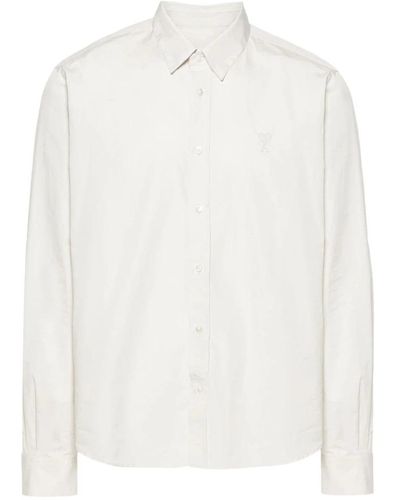 Ami Paris Casual Shirts - White