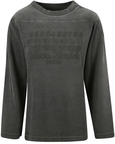 Maison Margiela Schwarze pullover für einen stilvollen look - Grau