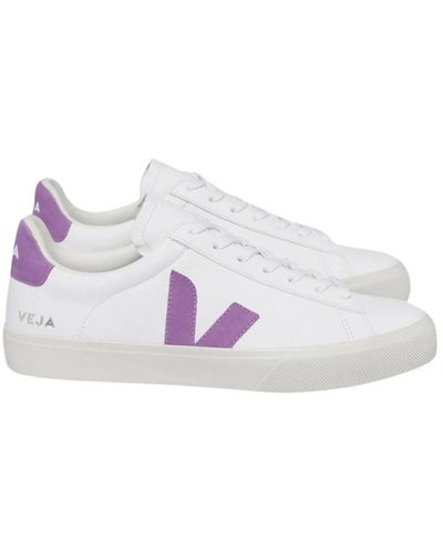 Veja Chrome-free sneakers berry details - Weiß