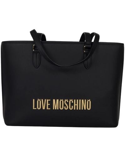 Love Moschino Tote Bags - Black