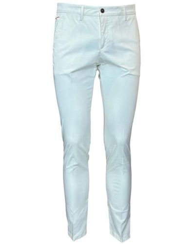 0-105 Falko rosso pantalone bianco da con tasche america - 54 - Blu