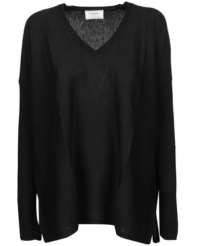 Snobby Sheep V-Neck Knitwear - Black