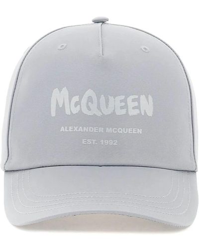 Alexander McQueen Caps - Grey